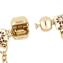 Load image into Gallery viewer, Diamond Style London - Charm Bracelet with Gold Charms (Item code: Charmbragold)