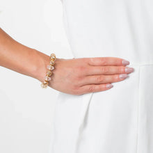 Load image into Gallery viewer, Diamond Style London - Charm Bracelet with Gold Charms (Item code: Charmbragold)