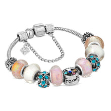 Load image into Gallery viewer, Diamond Style London - Charm Bracelet with Multi Coloured Charms (Item code: Charmbramulti)