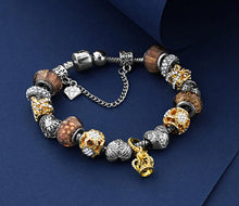 Load image into Gallery viewer, Diamond Style London - Charm Bracelet with Mixed Metal Charms (Item code: Charmbramxdmtl)