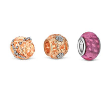 Load image into Gallery viewer, Diamond Style London - Charm Bracelet in Rose Gold (Item code: Charmbrarose)