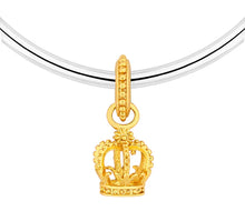 Load image into Gallery viewer, Diamond Style London - Charm Bracelet with Mixed Metal Charms on Solid Ba (Item code: Charmbrasmxdmtl)