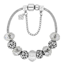 Load image into Gallery viewer, Diamond Style London - Charm Bracelet with Clear Charms (Item code: Charmbra)