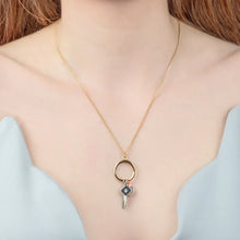 Load image into Gallery viewer, Diamond Style London - Charm Necklace in Mixed Metal (Item code: Charmneckmxdmtl)