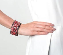 Load image into Gallery viewer, Diamond Style London - Cuff Bracelet in Coral (Item code: Coralcuff)