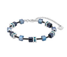Load image into Gallery viewer, Diamond Style London - Cube Bracelet in Black (Item code: Cubebrablack)