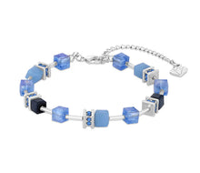 Load image into Gallery viewer, Diamond Style London - Cube Bracelet in Blue (Item code: Cubebrablue)