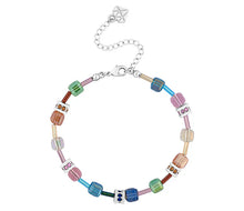Load image into Gallery viewer, Diamond Style London - Cube Bracelet in Pastel (Item code: Cubebrapastel)
