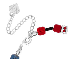 Load image into Gallery viewer, Diamond Style London - Cube Bracelet in Red (Item code: Cubebrared)