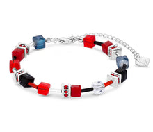 Load image into Gallery viewer, Diamond Style London - Cube Bracelet in Red (Item code: Cubebrared)