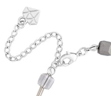Load image into Gallery viewer, Diamond Style London - Cube Bracelet in White (Item code: Cubebrawhite)