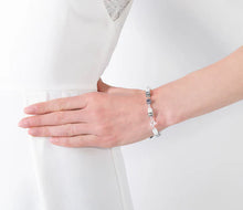 Load image into Gallery viewer, Diamond Style London - Cube Bracelet in White (Item code: Cubebrawhite)
