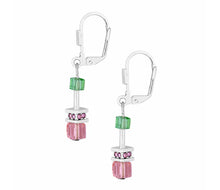 Load image into Gallery viewer, Diamond Style London - Cube Earrings in Pastel (Item code: Cubeearrpastel)