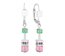 Load image into Gallery viewer, Diamond Style London - Cube Earrings in Pastel (Item code: Cubeearrpastel)