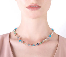 Load image into Gallery viewer, Diamond Style London - Cube Necklace in Pastel (Item code: Cubeneckpastel)