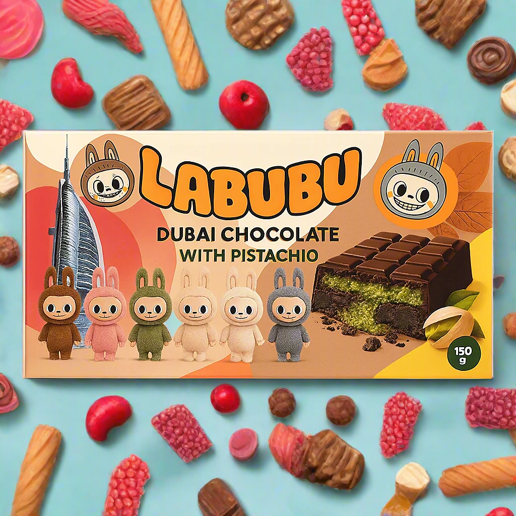 Labubu Dubai Chocolate with Pistachio 150g