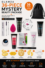 Load image into Gallery viewer, 36 Piece Mystery Beauty Package by Glamza – Deluxe Skincare &amp; Makeup Set with Free UK Delivery