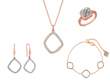 Load image into Gallery viewer, Diamond Style London Fantasy Necklace, Bracelet, Earrings &amp; Ring Sets