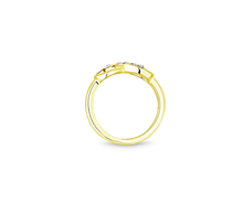 Load image into Gallery viewer, Diamond Style London Ring - Infinity Ring Gold - Size K