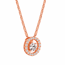 Load image into Gallery viewer, Diamond Style London Necklace - Solstice Rose Gold Necklace