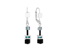 Load image into Gallery viewer, Diamond Style London Earrings - Cube Earrings in Black