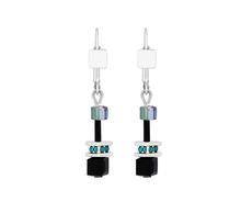 Load image into Gallery viewer, Diamond Style London Earrings - Cube Earrings in Black