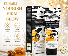 Load image into Gallery viewer, Dr Rashel Collagen Peel Off Mask with Milk &amp; Honey – Skin Firming &amp; Rejuvenating Facial Treatment – 120ml – Free UK Postage