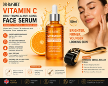 Load image into Gallery viewer, Dr Rashel Vitamin C Brightening, Anti Ageing Face Serum 50ml &amp; Gold Collagen Face Masks