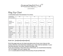 Load image into Gallery viewer, Diamond Style London Ring - Infinity Ring Silver - Size K