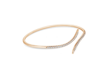 Load image into Gallery viewer, Diamond Style London - Entwine Rose Gold Bangle