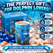 Load image into Gallery viewer, Puckator Dolphin Ceramic Mug for Tea &amp; Coffee