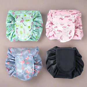 Glamza Drawstring Makeup Storage Bags – 4 Colours – FREE UK Postage