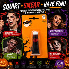 Load image into Gallery viewer, Halloween Fake Blood 28ml – Realistic SFX Makeup for Costumes, Parties &amp; Stage