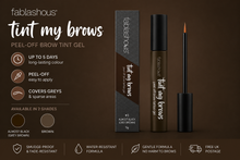 Load image into Gallery viewer, Fablashous Tint My Brows – Peel-Off Eyebrow Colour Tattoo Gel with Free UK Postage