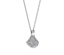 Load image into Gallery viewer, Diamond Style London - Fan pendant with crystals in rhodium plating (Item code: Fanpencrystal)