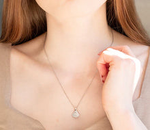 Load image into Gallery viewer, Diamond Style London - Fan pendant with crystals in rhodium plating (Item code: Fanpencrystal)