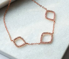 Load image into Gallery viewer, Diamond Style London - Fantasy Bracelet in Rose Gold Plating (Item code: Fantasybrarose)