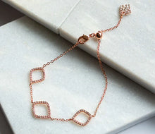 Load image into Gallery viewer, Diamond Style London - Fantasy Bracelet in Rose Gold Plating (Item code: Fantasybrarose)