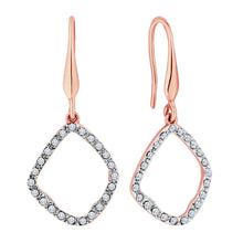 Load image into Gallery viewer, Diamond Style London - Fantasy Earrings in Rose Gold Plating (Item code: Fantasyearrose)