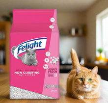 Load image into Gallery viewer, Felight Non Clumping Cat Litter – Dust Free, Antibacterial Silverfresh 20L – FREE UK Delivery