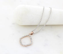 Load image into Gallery viewer, Diamond Style London - Fantasy Pendant in Rose Gold Plating (Item code: Fantasypenrose)