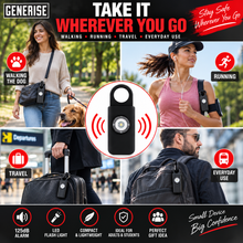 Load image into Gallery viewer, Self Defence Personal Safety Alarm with Carry Clip and Flash Light Alert - 125DB!!