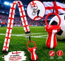 Load image into Gallery viewer, World Cup England Candy Dummy With Lanyard