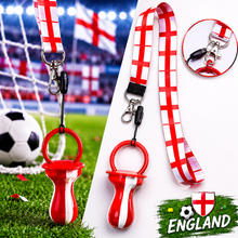Load image into Gallery viewer, World Cup England Candy Dummy With Lanyard