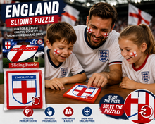 Load image into Gallery viewer, World Cup 2026 England Team Badge Sliding Puzzle