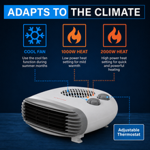 Load image into Gallery viewer, Fan with Heat &amp; Cool - 2 Settings (1000W &amp; 2000W) - Free UK Delivery