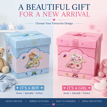 Load image into Gallery viewer, Baby Box - Pink "Its a girl" &amp; Blue " Its a boy"