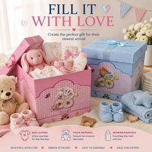 Load image into Gallery viewer, Baby Box - Pink "Its a girl" &amp; Blue " Its a boy"