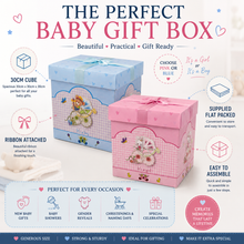 Load image into Gallery viewer, Baby Box - Pink "Its a girl" &amp; Blue " Its a boy"