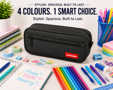 Load image into Gallery viewer, Aroosh Premium Quality Pencil Cases – Spacious, Durable &amp; Stylish - 4 Pockets &amp; 4 Colours! Ideal For Children &amp; Adults